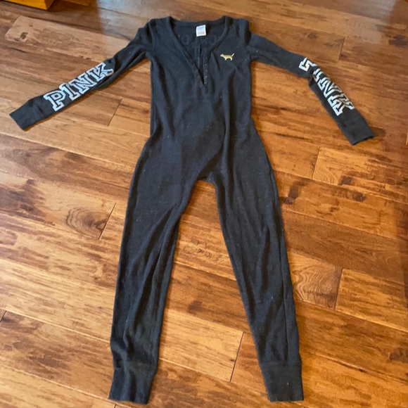 PINK Victoria's Secret Other - Pink Victoria’s Secret onesie flannel pjs